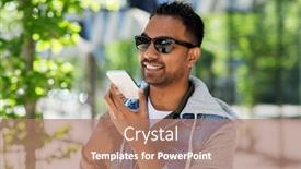  Presentation with recorder - PPT layouts consisting of travel-tourism-and-lifestyle-concept background and a coral colored foreground