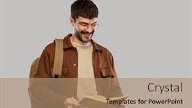  Presentation with travel diary - Slides having travel-tourism-and-people-concept background and a coral colored foreground