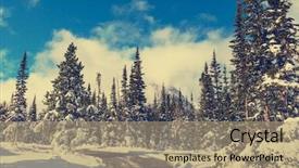  Presentation with shenandoah national park big meadows - PPT theme with travel usa - glacier national park montana winter background and a  colored foreground