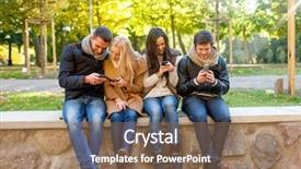  Presentation with travel friends - PPT theme consisting of travel vacation people technology background and a violet colored foreground