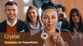  Presentation with city people walking - PPT theme consisting of travelers-business-team-of-colleagues background and a  colored foreground