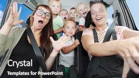  Presentation with mothers - Presentation design having water drops on black background and a black colored foreground