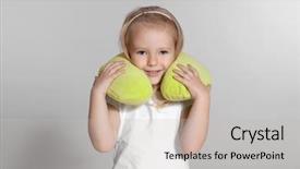  Presentation with rajasthan travel indian cameleer - Amazing PPT theme having traveling car plane - little girl with travel pillow backdrop and a light gray colored foreground