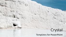  Presentation with calcium - Slides having  background and a  colored foreground