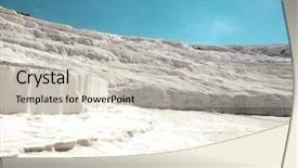  Presentation with calcium - Cool new theme with rich in calcium the travertine backdrop and a soft green colored foreground