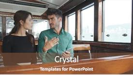  Presentation with hong kong skectch - Audience pleasing theme consisting of travelling ferrie - couple traveler visit hong kong backdrop and a tawny brown colored foreground