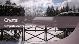  Presentation with refuge - Presentation consisting of refugge - trearie refuge in winter nebrodi background and a gray colored foreground