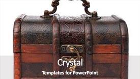  Presentation with old books on a wooden - Cool new theme with treasure box - chest old wooden case trunk backdrop and a tawny brown colored foreground