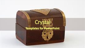  Presentation with treasure - Presentation enhanced with treasure box - it is a closed wood background and a tawny brown colored foreground
