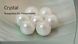  Presentation with treasure - PPT theme with treasure from the sea background and a light gray colored foreground