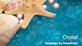  Presentation with treasure - Audience pleasing PPT layouts consisting of treasure from the sea backdrop and a teal colored foreground