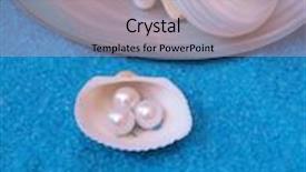  Presentation with treasure - Slide deck featuring treasure from the sea background and a soft green colored foreground