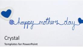  Presentation with happy mothers day - Presentation design consisting of treasure heart - happy mothers day message written background and a  colored foreground
