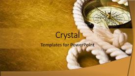  Presentation with treasure hunt - PPT theme having treasure hunt - close up view background and a gold colored foreground