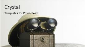  Presentation with treasure hunt - Audience pleasing theme consisting of treasure hunt - old colonial hat backdrop and a white colored foreground