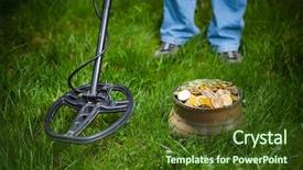  Presentation with treasure hunt - Slides having cute little baby princess background and a lemonade colored foreground.