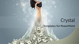  Presentation with heaven - Beautiful slide set featuring treasures heaven - hand bursting backdrop and a light blue colored foreground