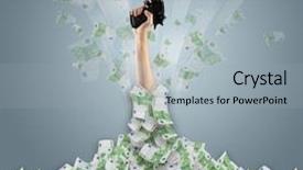  Presentation with human circulatory systemphisiology - Colorful PPT theme enhanced with treasures heaven - human hand buried in euro backdrop and a  colored foreground