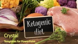  Presentation with ketogenic diet - Slide deck consisting of treat the infantile epilepsy background and a tawny brown colored foreground