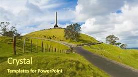  Presentation with summit - Cool new slide deck with treaty of the maori backdrop and a tawny brown colored foreground