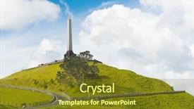  Presentation with summit - Slide set having treaty of the maori background and a tawny brown colored foreground