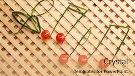  Presentation with treble clef - Beautiful PPT layouts featuring treble clef and musical notes backdrop and a coral colored foreground