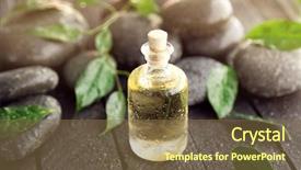  Presentation with tea - Audience pleasing presentation consisting of tree - beautiful composition with tea oil backdrop and a tawny brown colored foreground