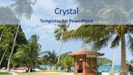  Presentation with beach palm tree wedding - Cool new presentation with tree and canoe angthong marine backdrop and a  colored foreground