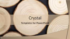  Presentation with tree rings - Slide deck with tree cross-sections with annual background and a lemonade colored foreground