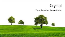  Presentation with green chemistry chemical formulas ecology - Slides with tree growth - green nature ecology background and a white colored foreground