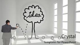  Presentation with composite - Presentation theme having jungle with natural background background and a tawny brown colored foreground