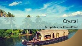  Presentation with tourism india - Presentation theme with tree house - vintage retro hipster style travel background and a mint green colored foreground