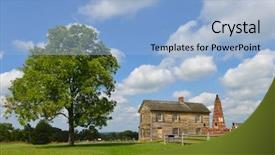  Presentation with battlefield - Audience pleasing presentation theme consisting of tree house civil - manassas national battlefield park virginia backdrop and a light blue colored foreground