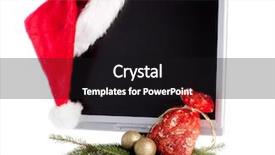  Presentation with fir tree - Theme featuring tree on a white background background and a black colored foreground