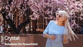  Presentation with smell - Beautiful slide deck featuring tree outdoor on the city backdrop and a tawny brown colored foreground