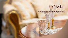  Presentation with liqueur - Cool new PPT theme with tree small liqueur glasses backdrop and a lemonade colored foreground