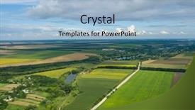  Presentation with bird eye view - Theme having tree sunrise birds - beautiful aerial view background and a light blue colored foreground