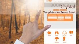  Presentation with tech - PPT layouts having tree tech - digital composite of hand touching background and a  colored foreground