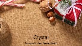  Presentation with fir tree - Audience pleasing presentation consisting of tree textile beads gifts old backdrop and a coral colored foreground