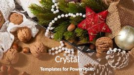  Presentation with empty old paper feather - Beautiful slides featuring tree textile beads gifts old backdrop and a red colored foreground