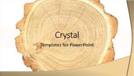  Presentation with cross - Beautiful presentation theme featuring tree trunk cross section isolated backdrop and a blonde colored foreground