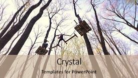  Presentation with obstacles - PPT layouts with zip lining - people climbing the obstacles background and a soft green colored foreground