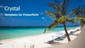  Presentation with boracay - Colorful PPT theme enhanced with trees white beach at boracay backdrop and a ocean colored foreground