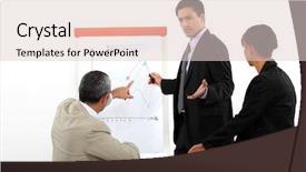  Presentation with promotion - Audience pleasing PPT theme consisting of business presentation backdrop and a  colored foreground