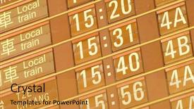  Presentation with departure - Presentation featuring  background and a  colored foreground