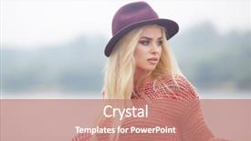  Presentation with close up of young girls - Audience pleasing PPT layouts consisting of trench coat - portrait close up of young backdrop and a  colored foreground