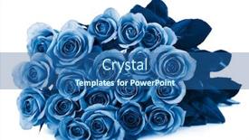  Presentation with 2020 - Presentation theme consisting of trend-color-of-the-year background and a ocean colored foreground