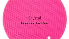  Presentation with round table - Cool new slides with trendy-round-pink-trendy-table backdrop and a coral colored foreground