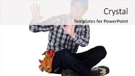  Presentation with art bird tattoos come - Audience pleasing PPT layouts consisting of trepidation - don't come near me backdrop and a  colored foreground