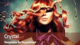  Presentation with autumn wood - Slide set featuring iv s - closeup of hands with intravenous background and a light gray colored foreground.